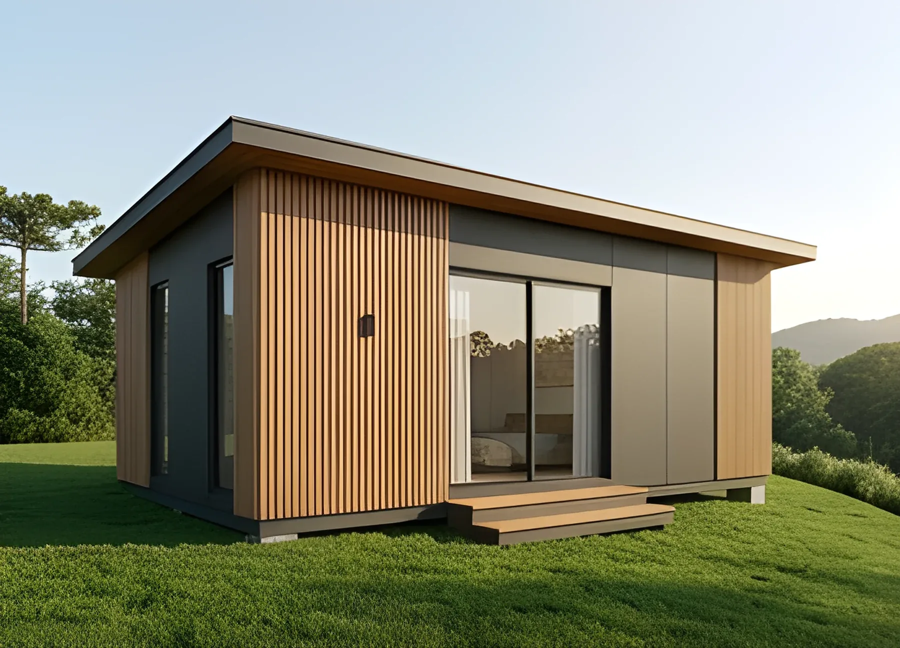 Casa modular Nativa de 35 m² - In House Casas Modulares